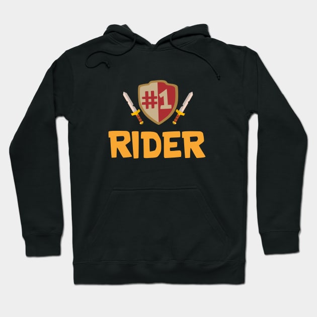 #1 Rider Hoodie by Marshallpro